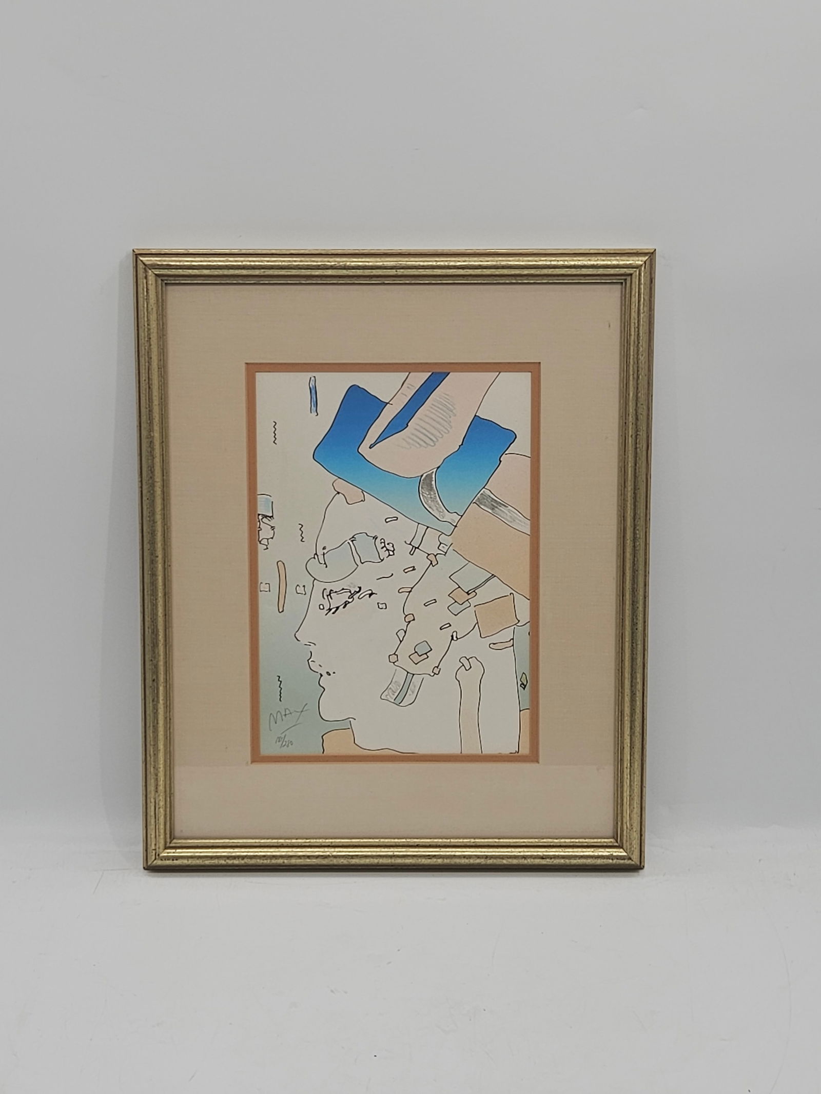 "Pique Dame" by Peter Max (German/American, b.1937) Serigraph: Description: Limited edition piece by renowned pop artist Peter Max titled "Pique Dame". Pencil signed and numbered. Medium: SerigraphDimensions: H:22 L:18 