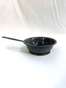 Gravy or Soup Mottled Grey Screen Strainer Granite Ware  - Box 2 - Photo 9
