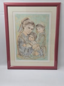 Edna Hibel Limited Edition Lithograph – Mother and Child