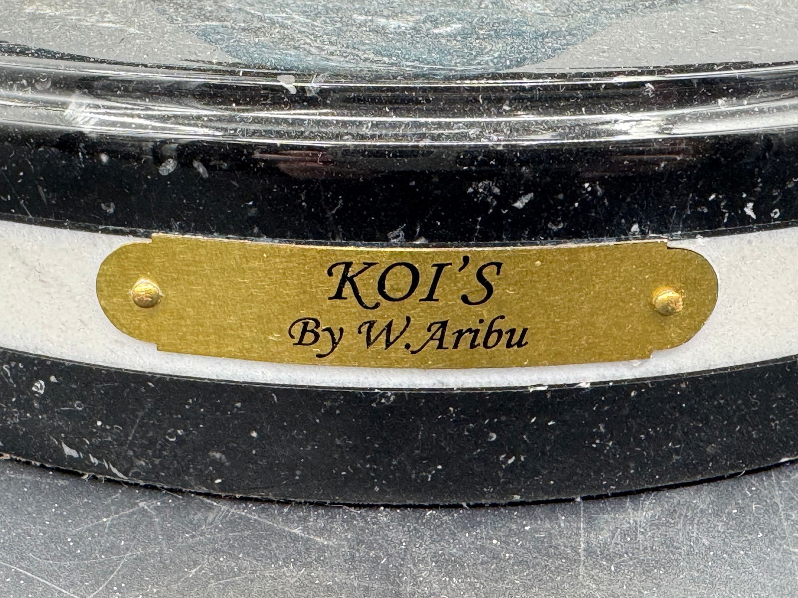 Bronze Koi Fish Sculpture - 3