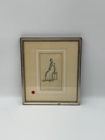 Antique Engraving “Morning Dress