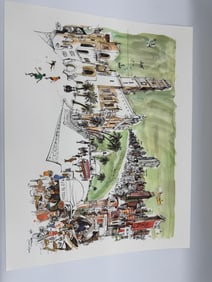 Tel Aviv Israel, Signed by Papas