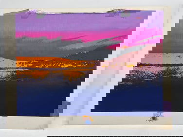 Vibrant Abstract Seascape