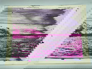 Coastal Landscape Abstract Print