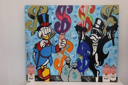 "Hands Up" Original Acrylic On Canvas by Jozza