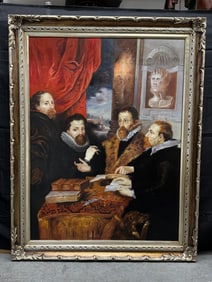 After Peter Paul Rubens, The Death of Germanicus, Critical Thinkers, Oil on Canvas