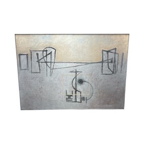 Marco Rodrigues, 'Perlonagem com Paisagem', Oil/Encaustic, Brazil 2002