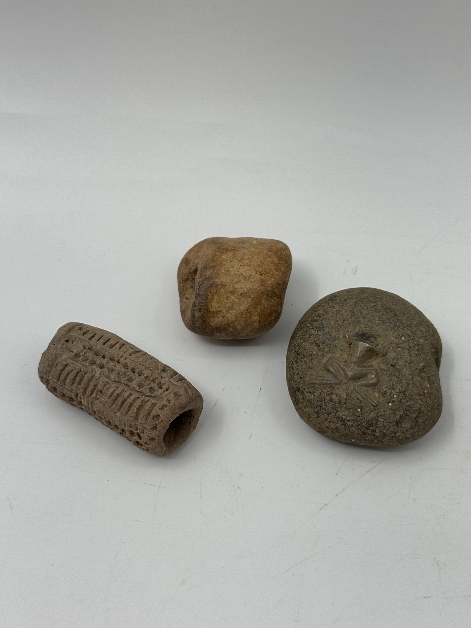 Three Native American Stone Artifacts (1 of 2)