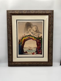 "La Siren" by Salvador Dalí (spain, 1904-1983) Lithograph w/ Papers