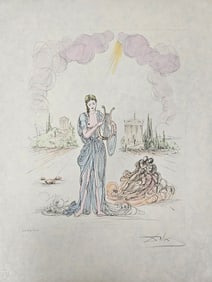 "Erato (Deesee de la Poesie Lyrique) (Erato (Goddess of Lyric Poetry)" by Salvador Dalí (Spain,
