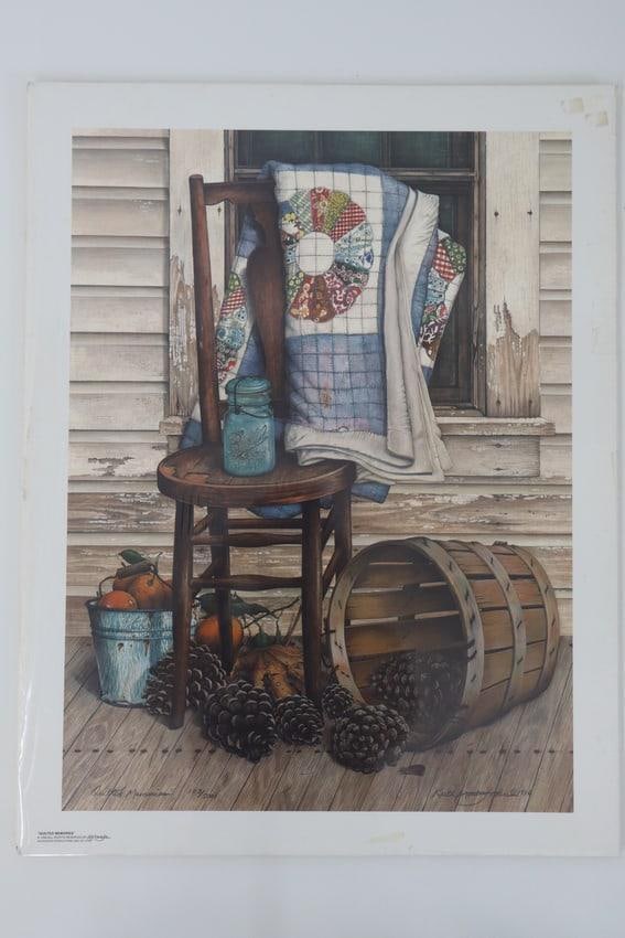 "Quilted Memories" by Keith Martin Johns: "Quilted Memories" by Keith Martin Johns 103/500 Dimensions: H:26in L:20in