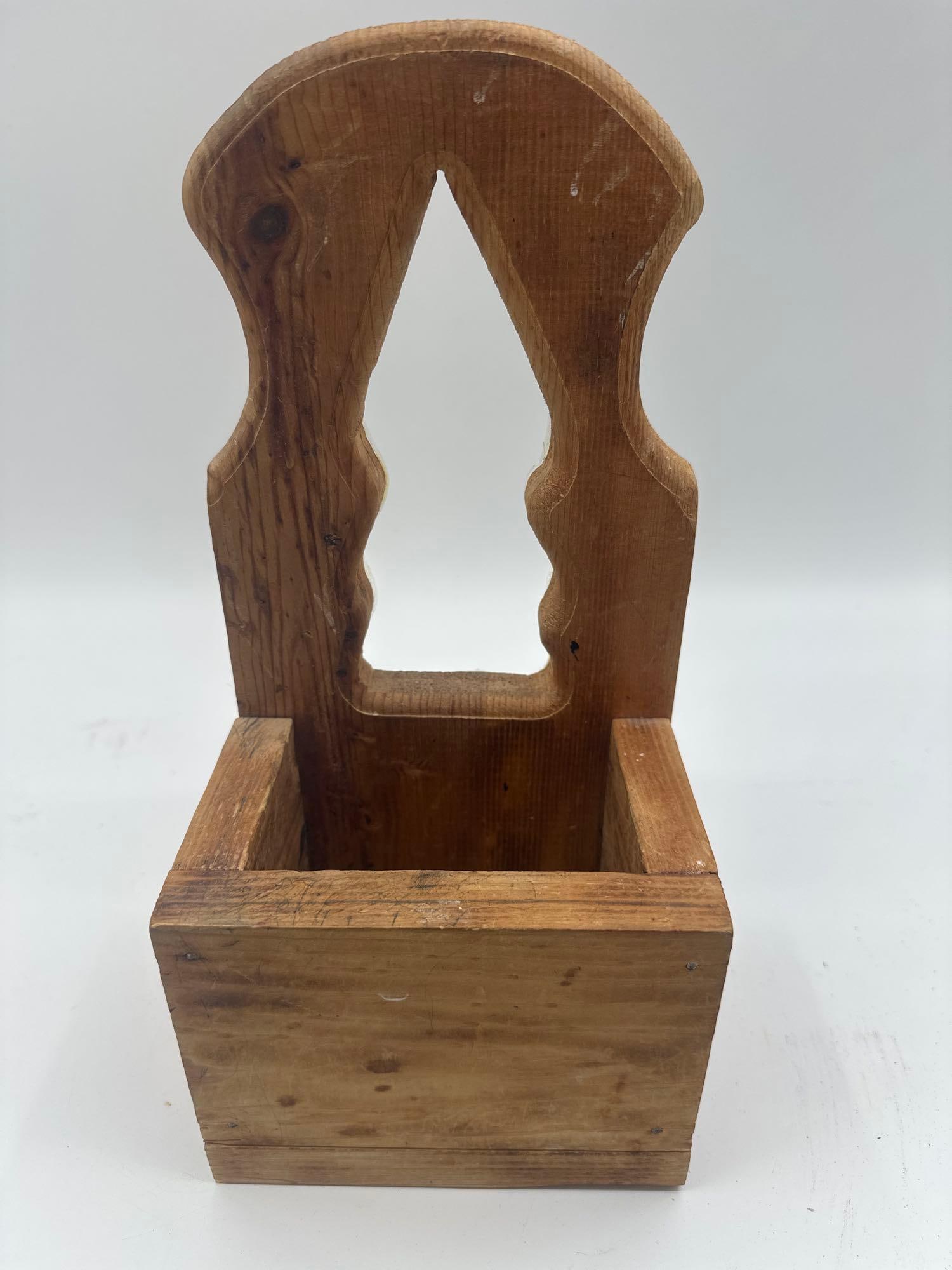 Rustic Handcrafted Wooden Wall Box (1 of 5)