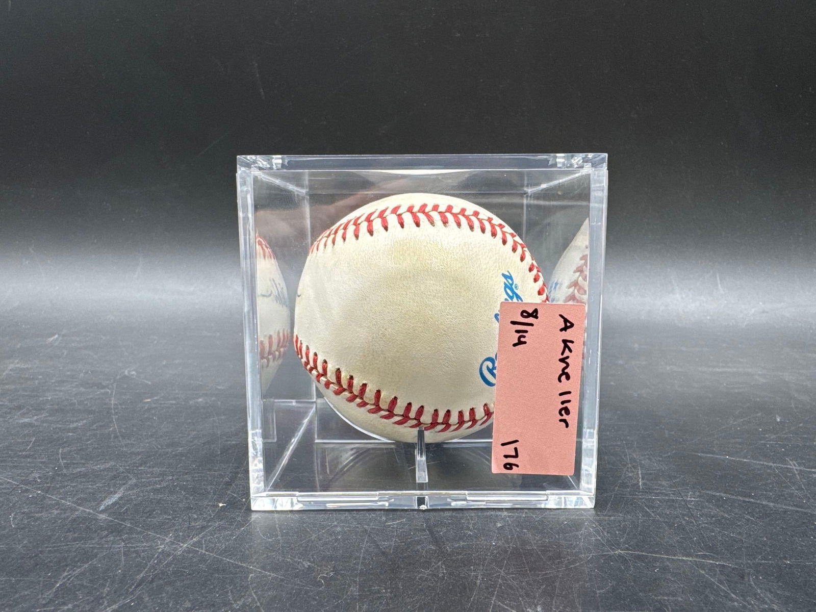 Autographed Baseball by Hoyt Wilhelm - 2