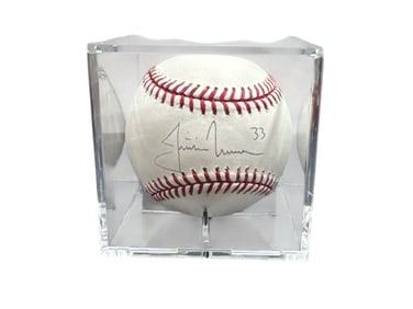 Justin Morneau Signed Official Major League Baseball with Beckett Authentication