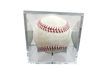 Andre Dawson Autographed Official Major League Baseball NL MVP 1987