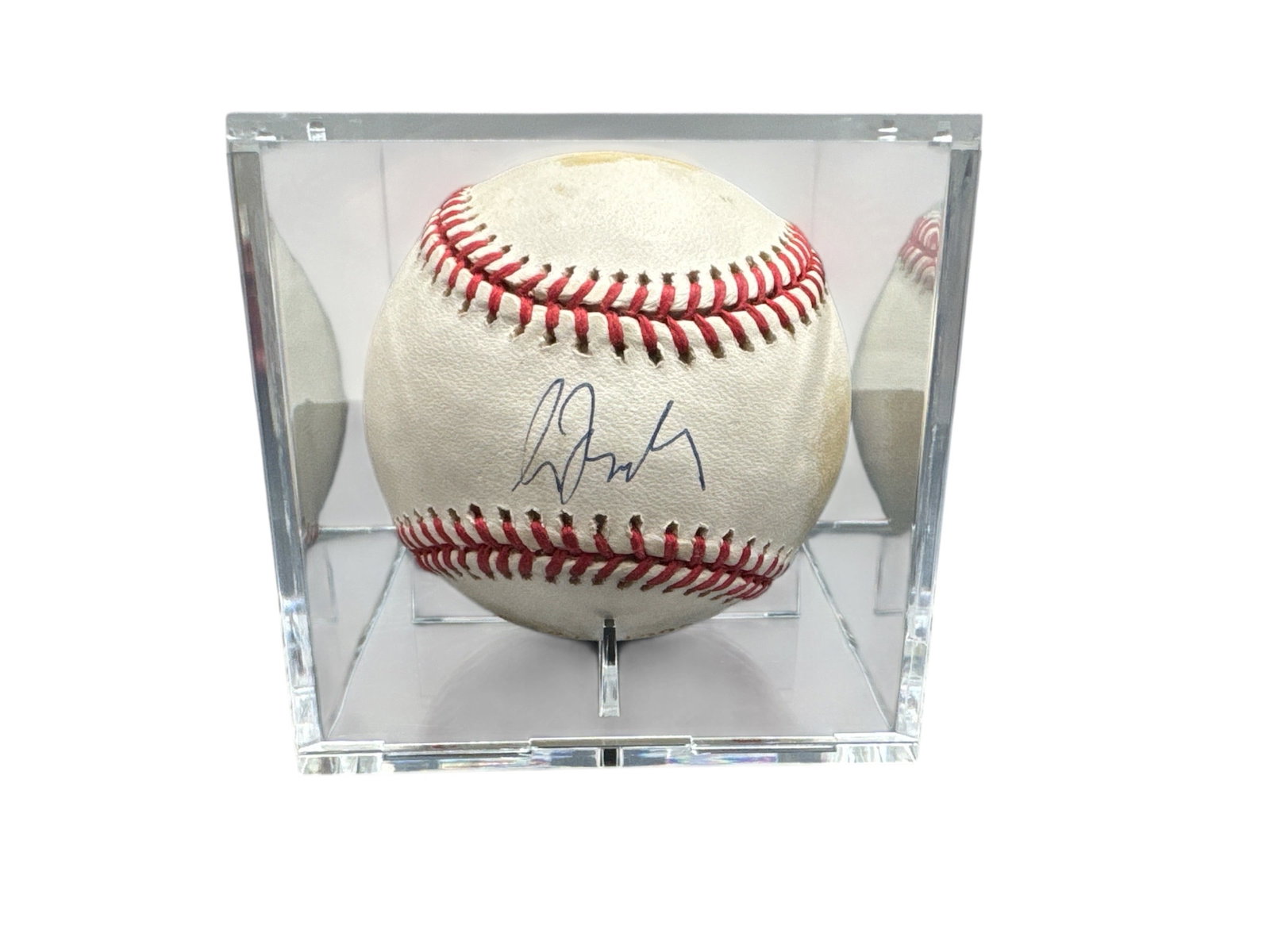 Greg Maddux Signed Rawlings Official Major League Baseball with Cy Young Inscriptions and JSA: This Rawlings Official Major League Baseball has been hand signed by Hall of Fame pitcher Greg Maddux and features multiple Cy Young Award inscriptions. The ball is inscribed with CY #1 – 1992,