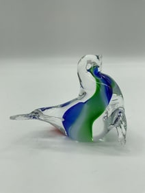 Murano Style Glass Seal Figurine