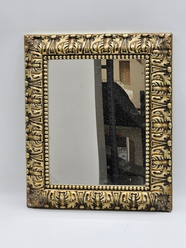 Ornate Gilt Tabletop Mirror (1 of 4)
