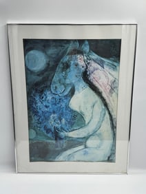 Clair de lune (Moonlight) by Marc Chagall Lithograph