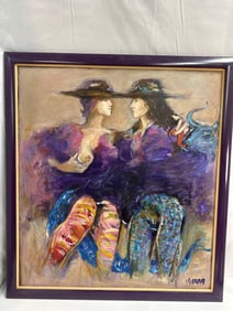 Carlos Viver (Ecuador, b.1948) Oil on Canvas