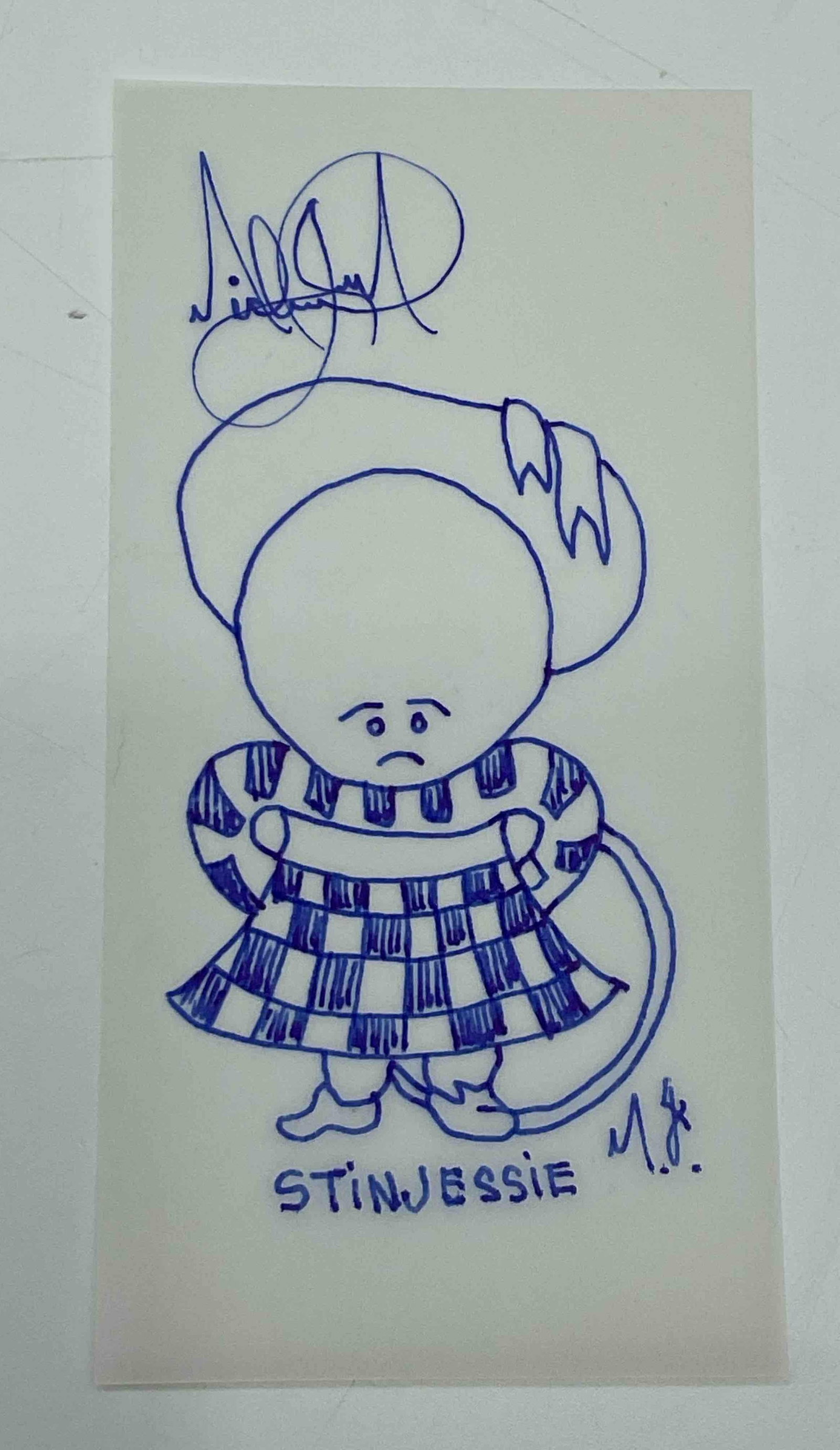 Original "Goop" Drawings by Michael Jackson (American, 1958-2009): Original one of a kind set of 54 drawings by the king of pop Michael Jackson. These drawings were made by Mr. Jackson after he was inspired by reading a children's book "New Goops". About the art: