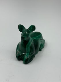 Malachite Carved Animal Figurine