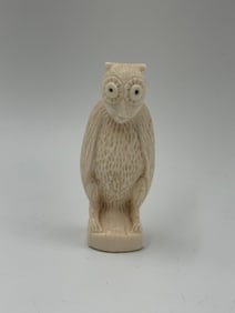 Small Carved Owl Figurine