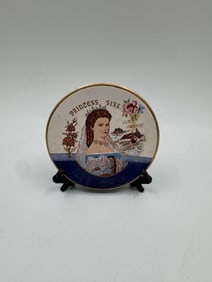 Princess Sisi Decorative Plate, Euroceramics Greece