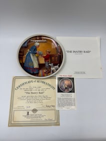Norman Rockwell "The Pantry Raid" Collector Plate