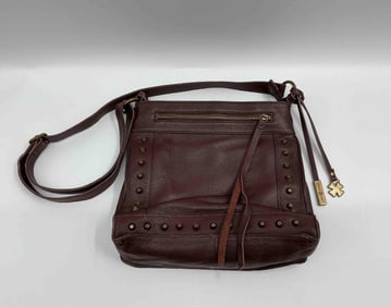 The Sak Leather Crossbody Bag with Studded Detailing