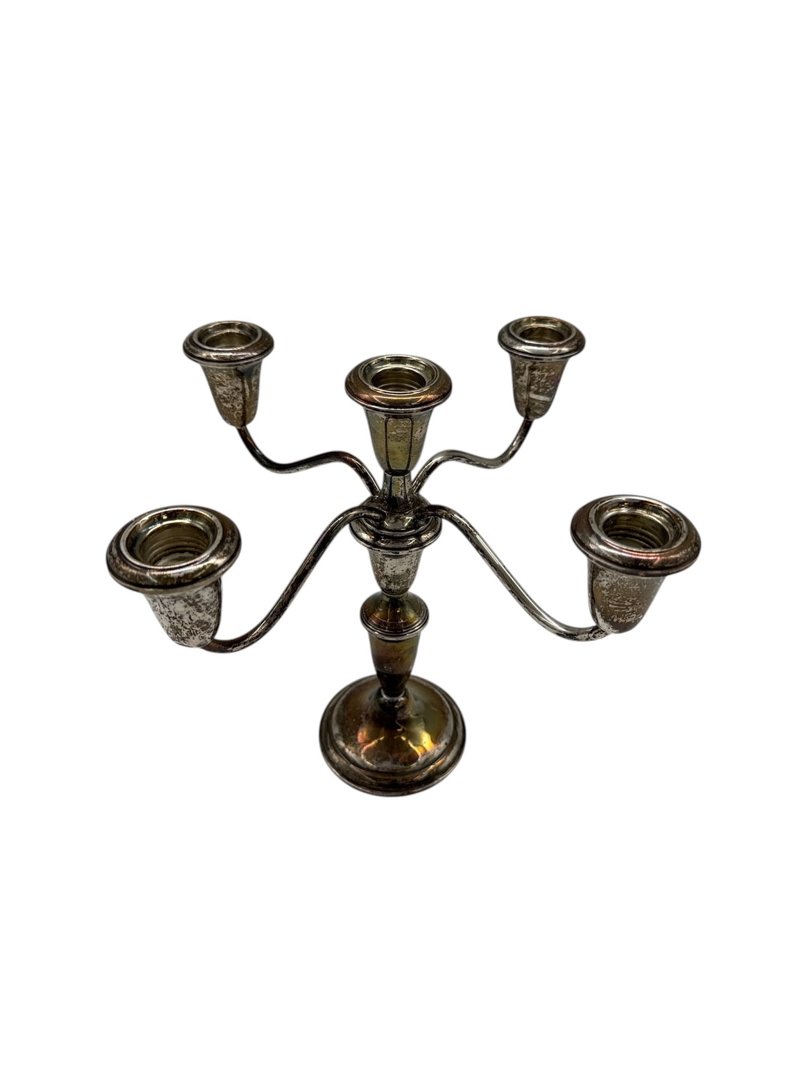 Empire Silver Sterling Weighted Candelabra (1 of 3)