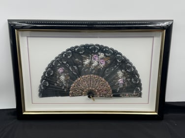 Framed Lace Fan