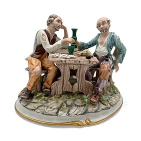 "The Cheaters"  Capodimonte Carpi Italian Porcelain