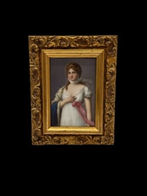 Queen Louise of Prussia KPM German Porcelain Plaque