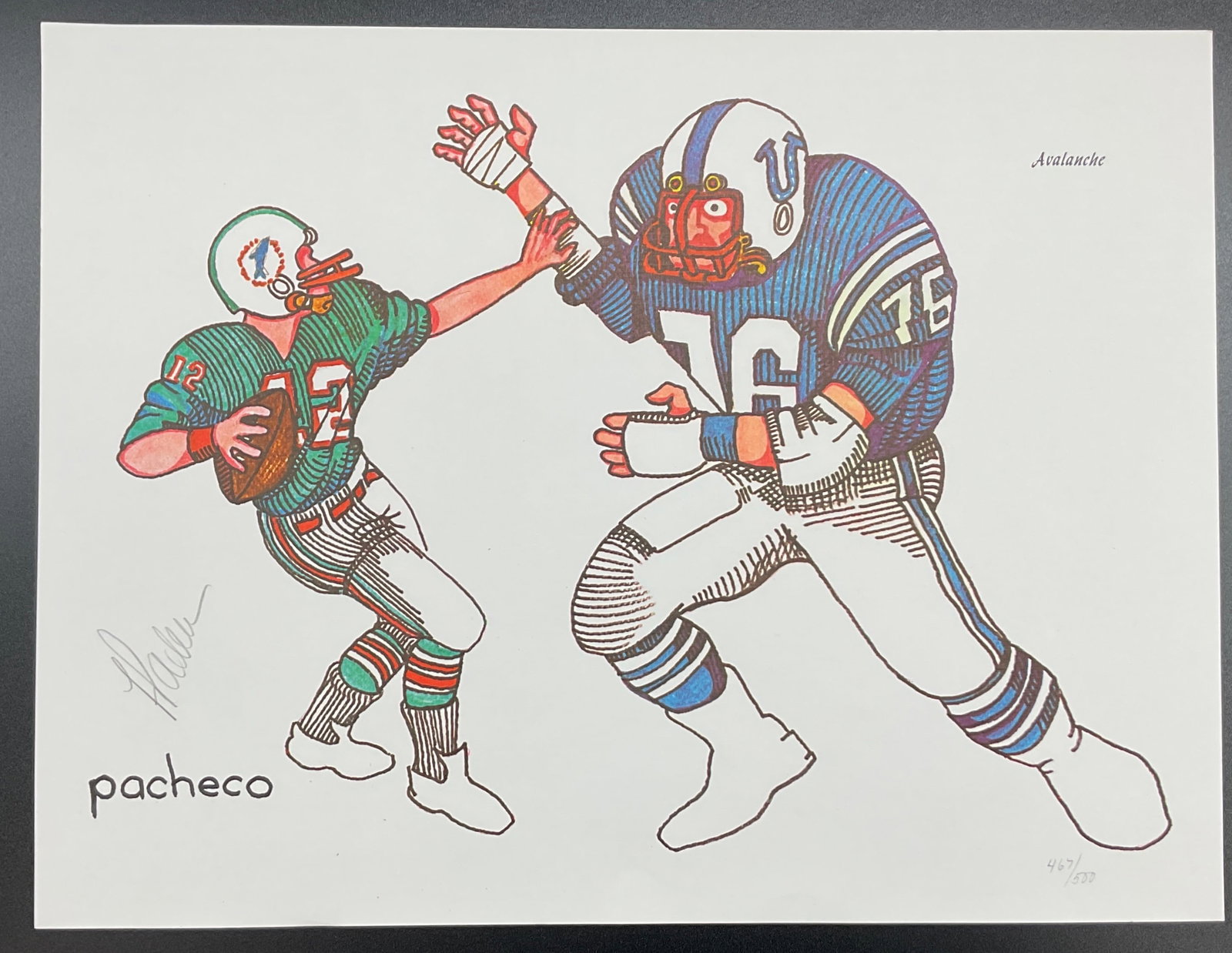 Ferdie Pacheco Avalanche Hand Signed Limited Edition Print (1 of 6)