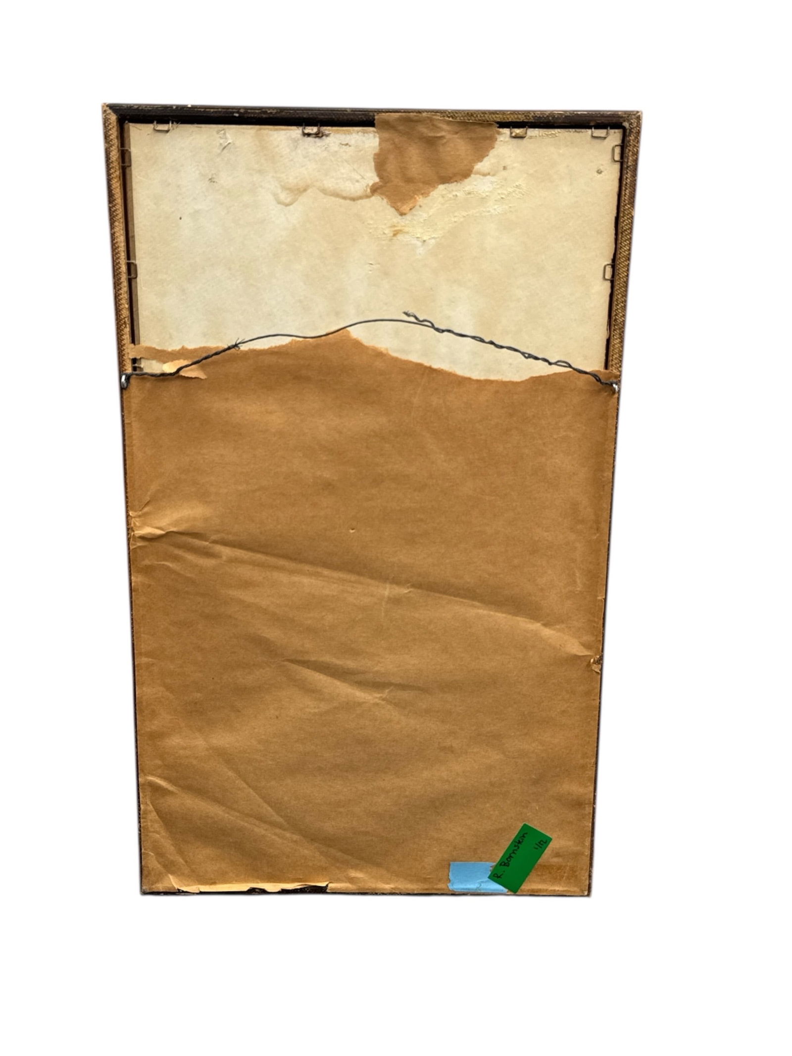 Framed Abstract Mixed Media Composition - 3