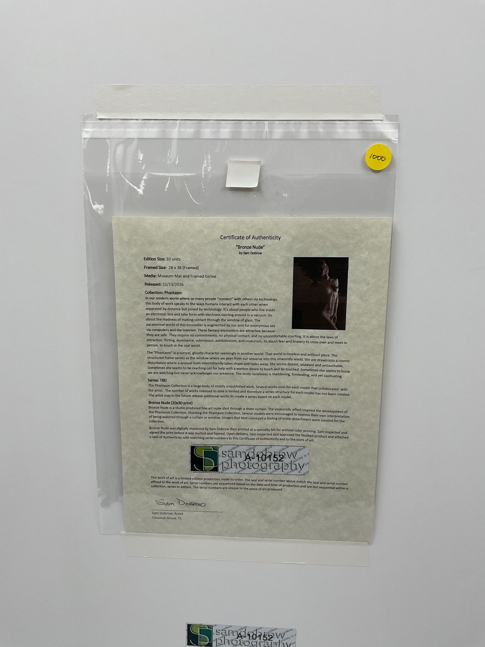 Bronze Nude Female Figurative Giclée Print - 4