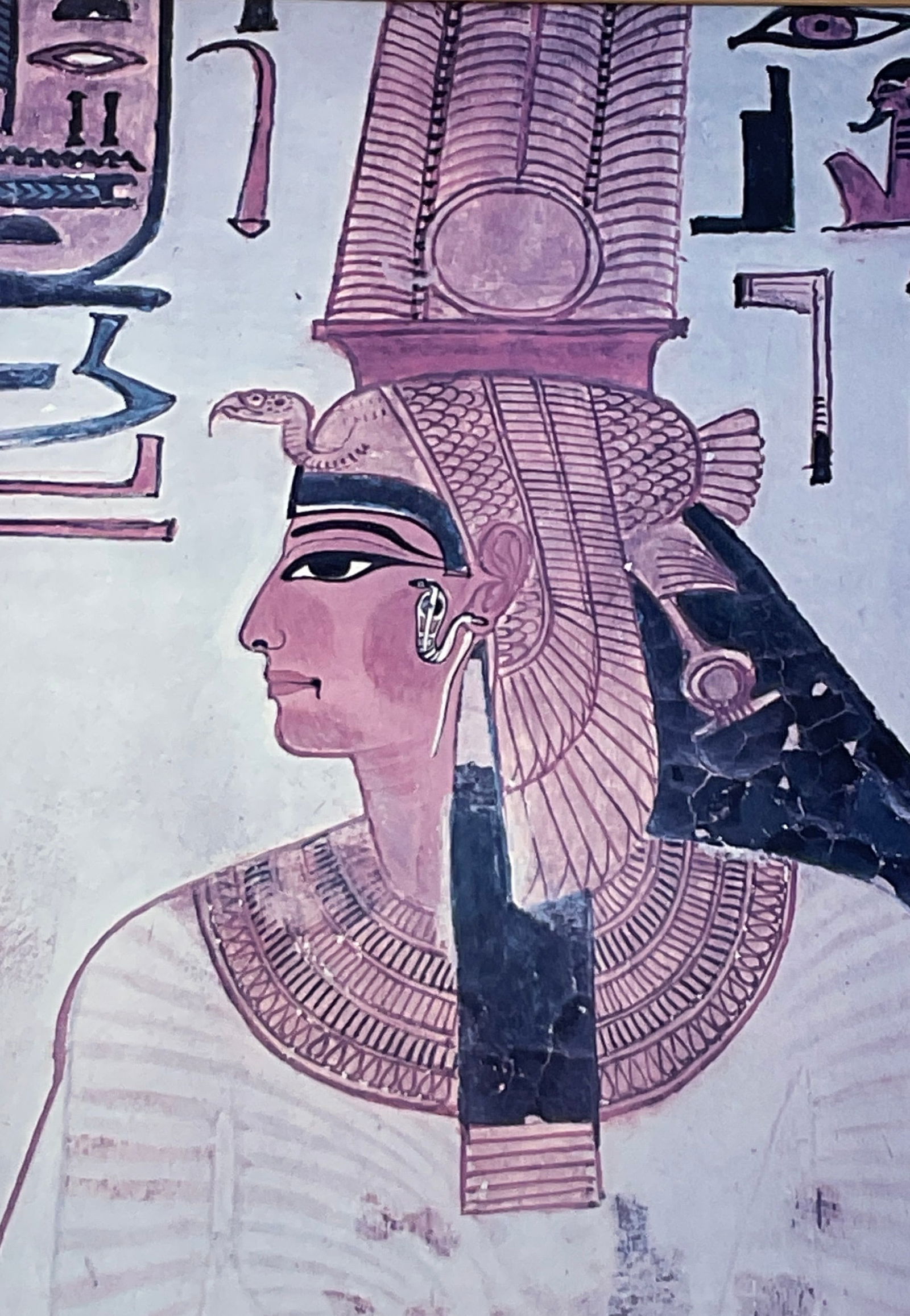 Queen Nefertari Wife of Rameses II Egyptian Style Framed Print - 2