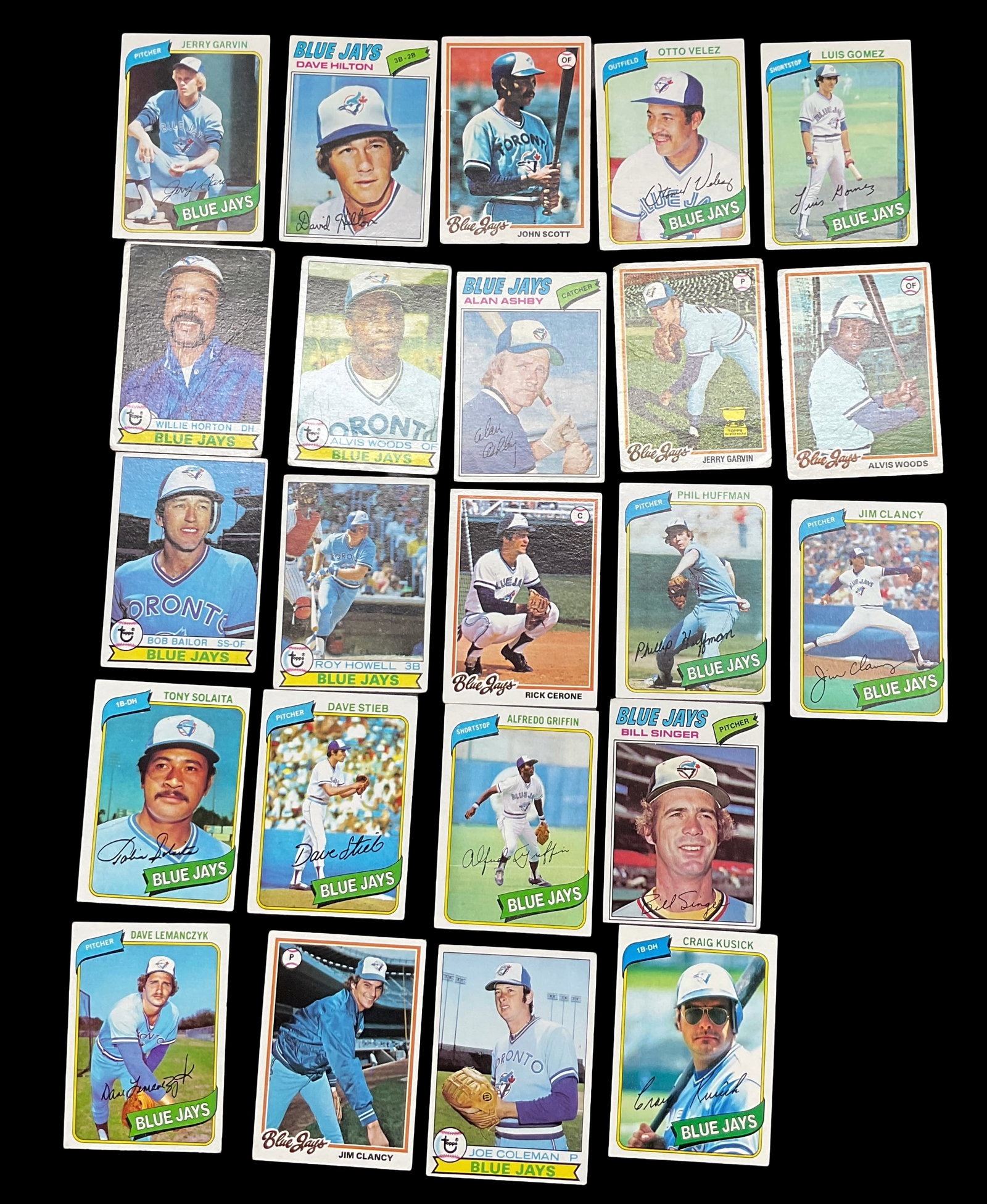Toronto Blue Jays Vintage Baseball Card Collection (1 of 2)