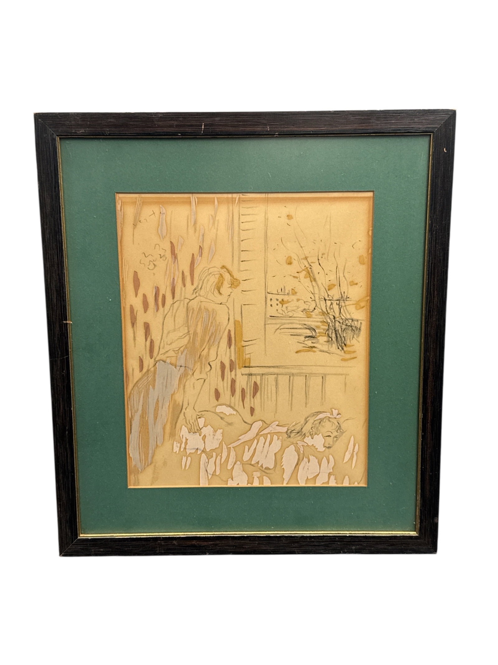 Marcel Vertès, "After the Morning After," 1941 - The Stronger Sex.: Marcel Vertès, titled "After the Morning After," from his 1941 portfolio The Stronger Sex. DimensionsH: