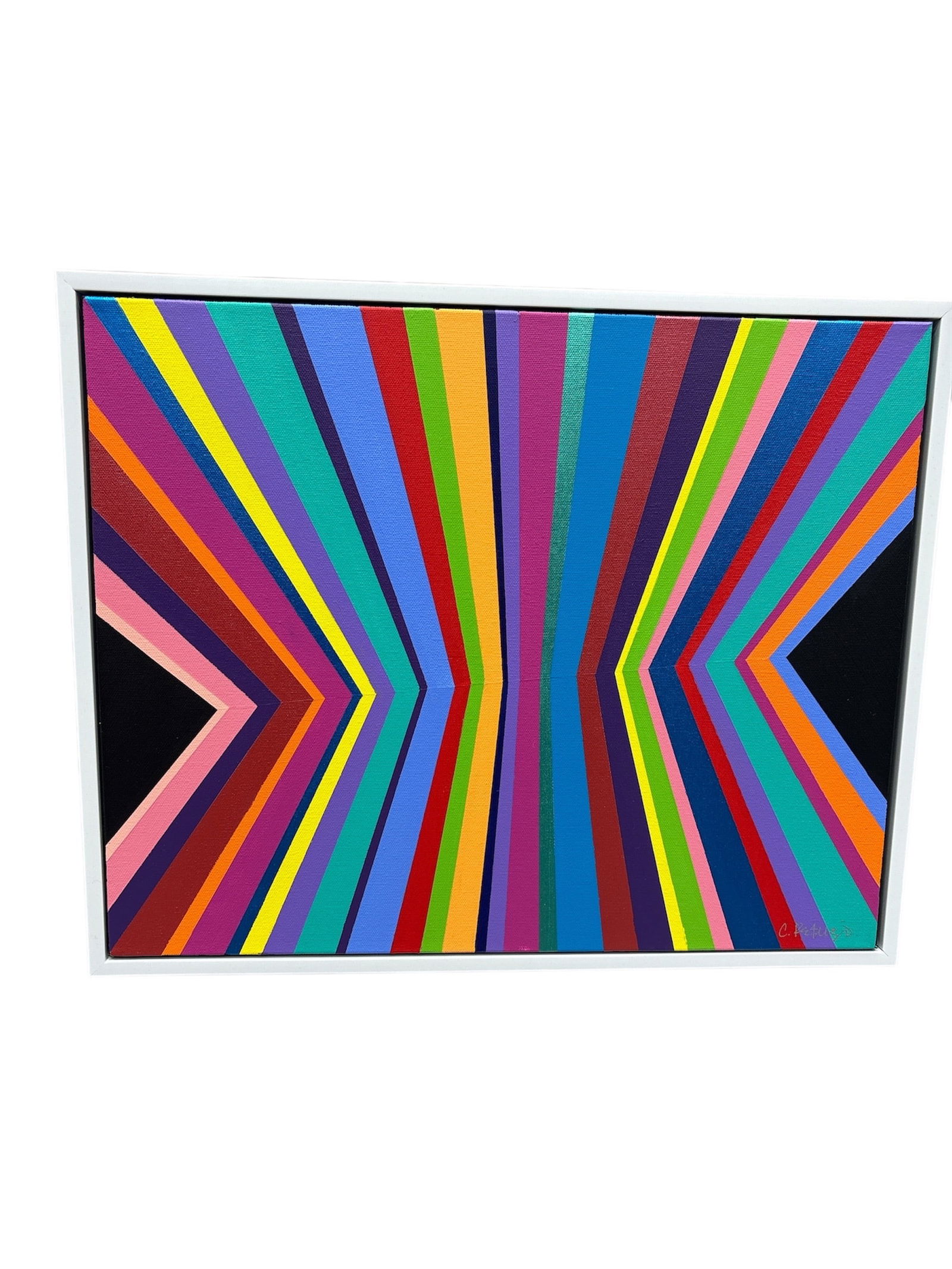 "Perspective" Camilo Requejo (Mexican/American, b.1976) Acrylic on Canvas (1 of 3)