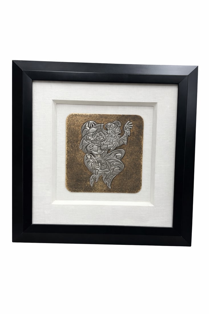 Anatole Krasnyansky Hand-Hammered Relief, "Stare Miasto - Old Warsaw" (1 of 4)