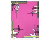 Nicholas Krushenick 'Over The Top': Additional Details: Hand signed, dated and numbered by the artist. Sheet size 31 x 26 inches. Image size approx 29 X 23.75 inches. Artwork is in excellent condition. Certificate of authenticity includ