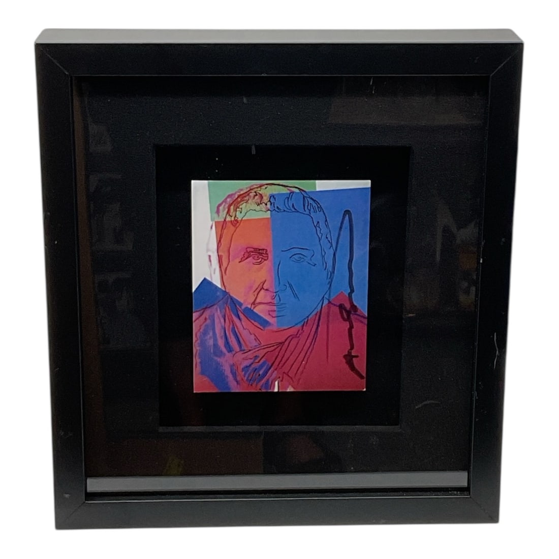 Warhol Andy, FS.II 227 Gertrude Stein, from Ten Portraits of Jews of Twentieth Century, 1980: Description: Gertrude Stein after Andy Warhol invitation card. Comes with gallery coa Medium: offset lithograph Dimensions: H:16in W:16in 