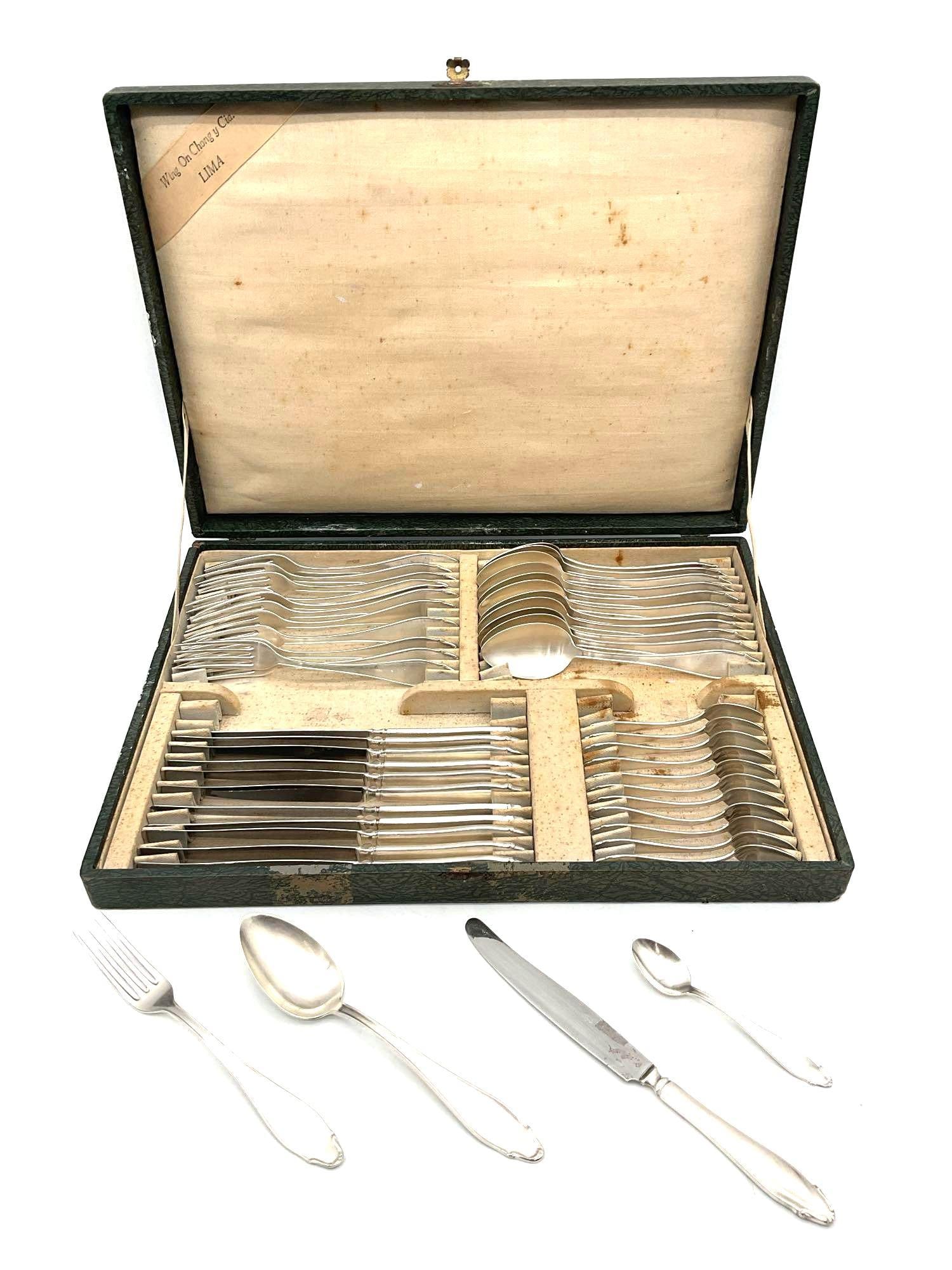 Wing On Chong Co. Lima Silverplate Flatware Set - Nils Johan (1 of 4)