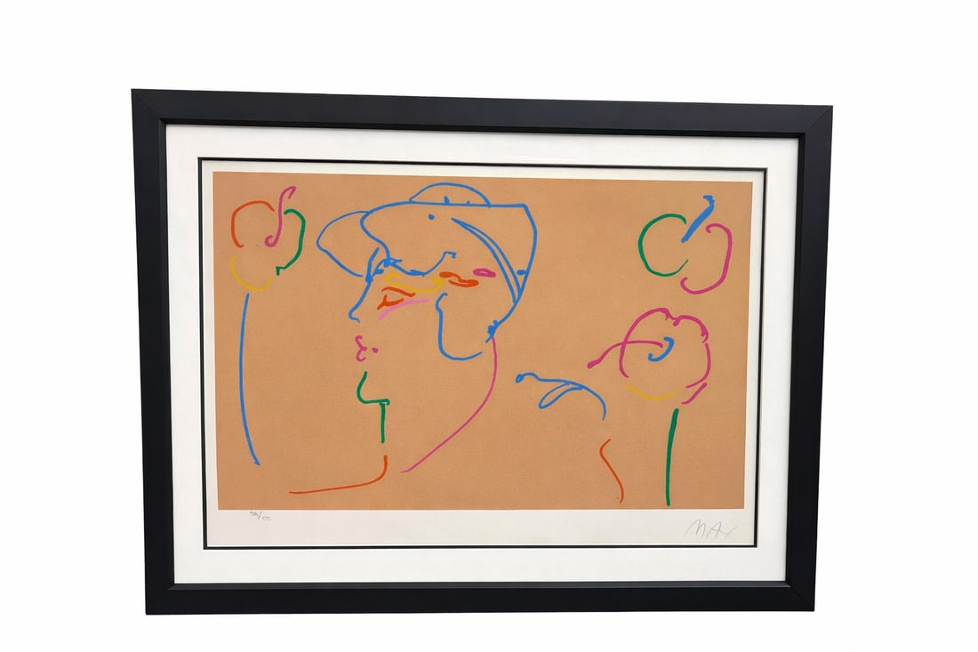 Peter Max 'Tut's Nanny' Original Hand-Signed Serigraph, 1978: Description: This is an exceptional opportunity to acquire a vibrant piece of American Pop Art history: an original limited-edition serigraph by the celebrated artist 
