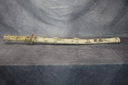 Oriental Bone Sword (1 of 7)