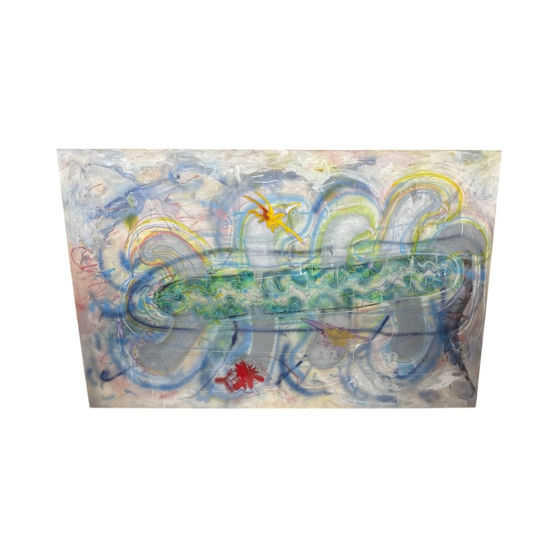 Nicholas Moffei Abstract Painting, 1996 (1 of 4)