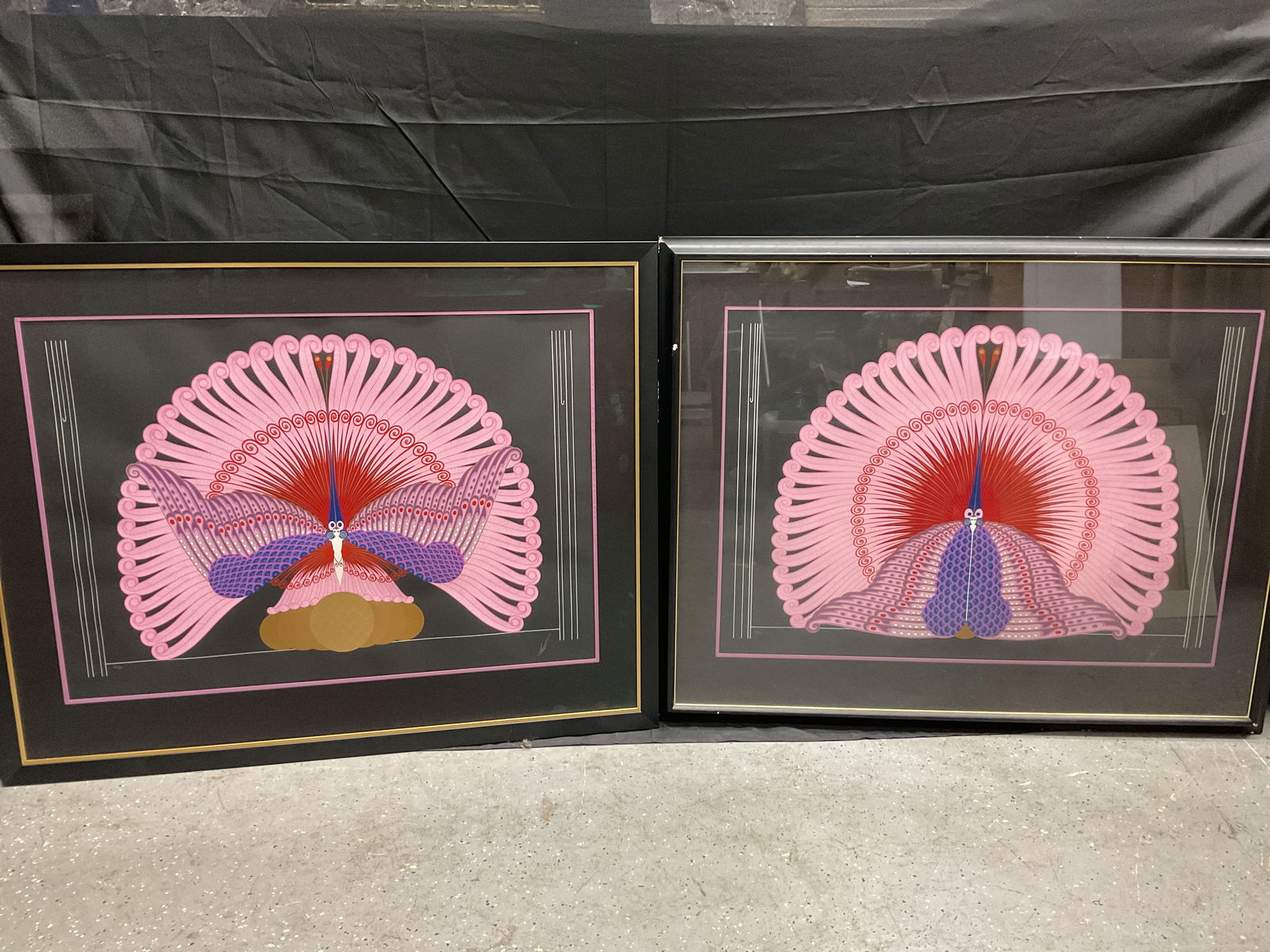 Pair of Erté Phoenix Serigraphs (1 of 12)
