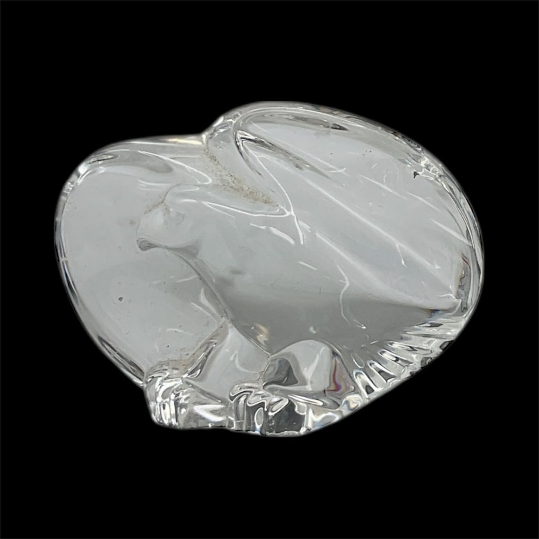 Steuben Crystal American Eagle Hand Cooler or Paperweight. (1 of 5)